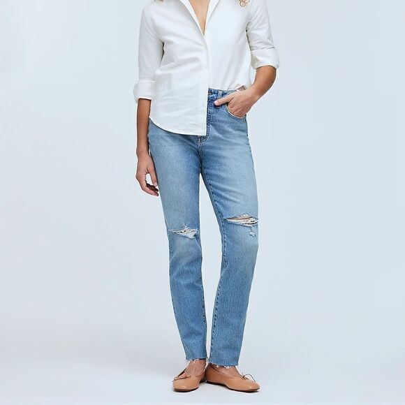 Madewell The Perfect Vintage Jean Distressed - Picture 1 of 11